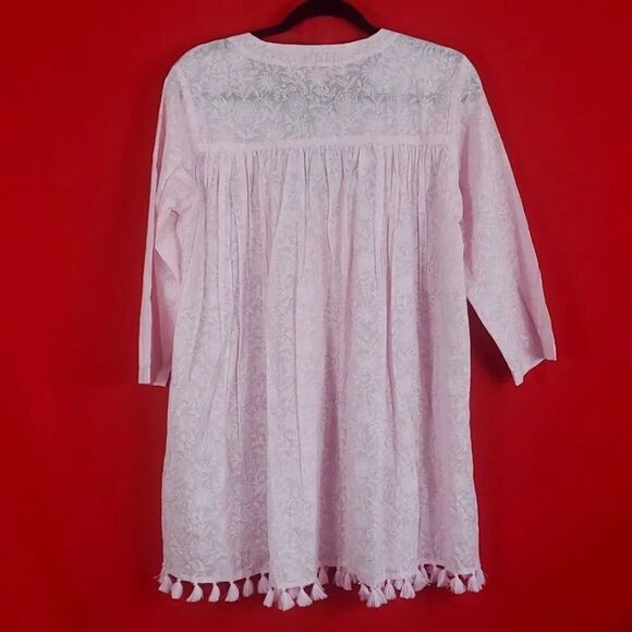 NEW RO'S GARDEN‎ Tuckernuck Seychelles Tunic Amelia Pink Size Medium - Picture 6 of 9